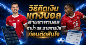วิธีคิดเงินแทงบอล